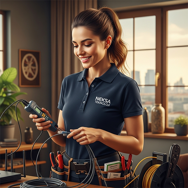 Odadan Odaya İnternet Kablosu Çekme Servisi – İstanbul, Küçükçekmece 9 Odadan Odaya İnternet Kablosu Çekme Servisi